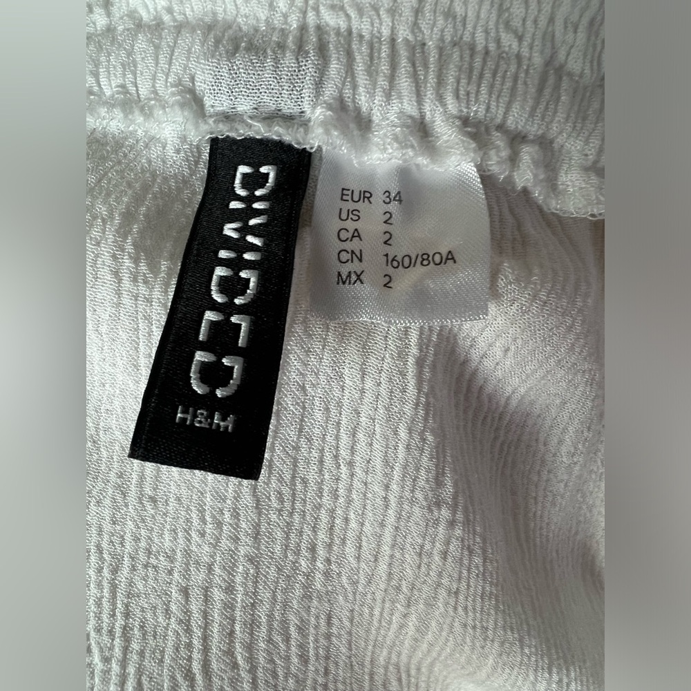 H&M White Boho Top - Picture 6 of 8